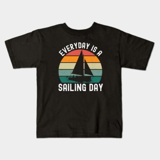 Everyday Is A Sailing Day Kids T-Shirt